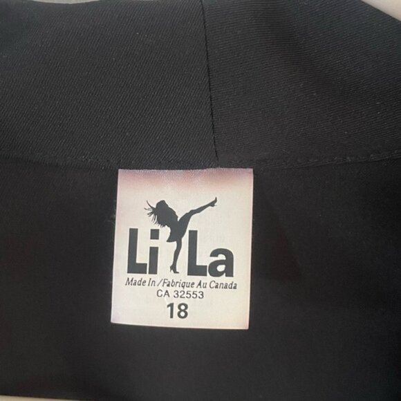 Vintage Cropped Black Blazer Plus Size 18 - Picture 5 of 7